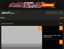 Tablet Screenshot of 3dm3.com